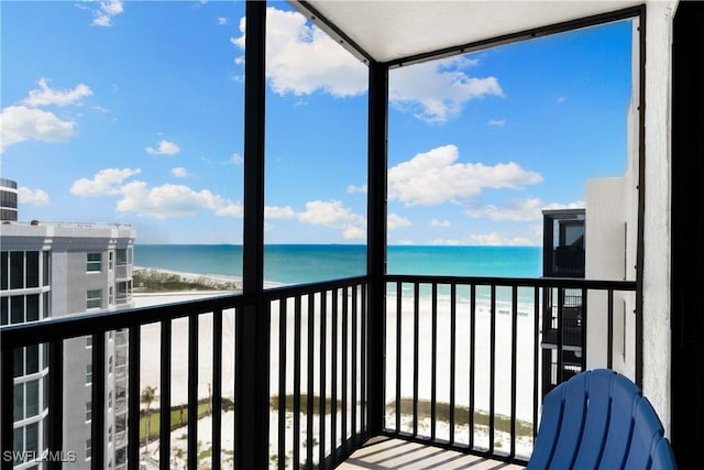 6612 Estero Blvd Unit Ph2, Fort Myers Beach, FL 33931 - balcony with view of water and beach
