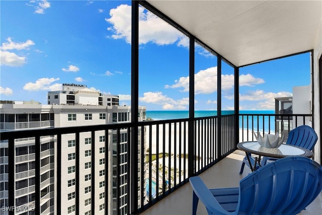 6612 Estero Blvd Unit Ph2, Fort Myers Beach, FL 33931 - balcony with a water view