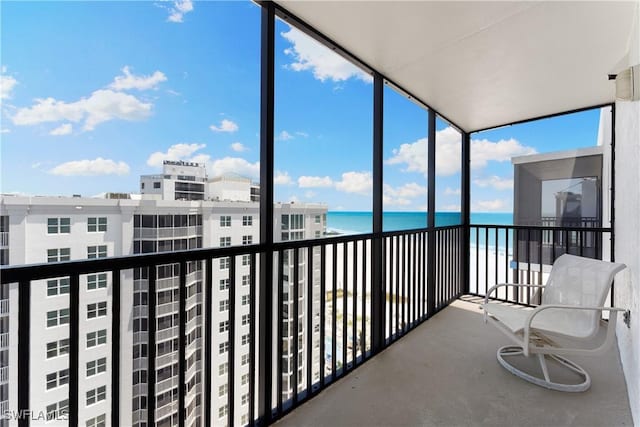 6612 Estero Blvd Unit Ph2, Fort Myers Beach, FL 33931 - balcony with a water view