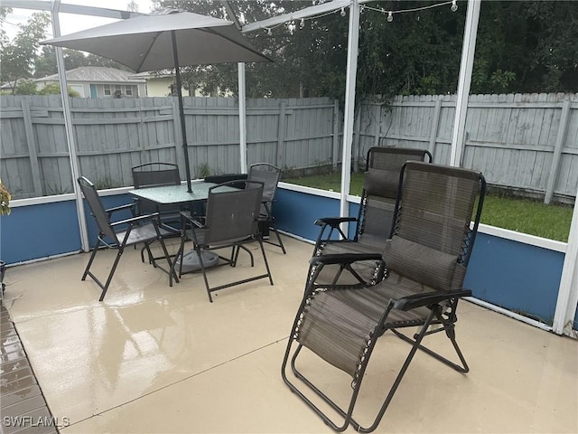 17133 Phlox Dr, Fort Myers, FL 33967 - sunroom / solarium with outdoor dining space
