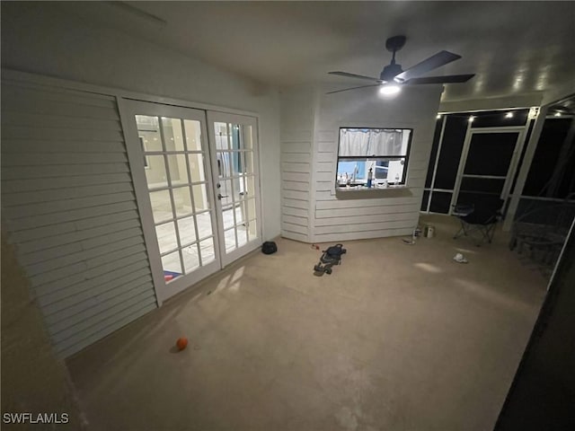 17133 Phlox Dr, Fort Myers, FL 33967 - interior space featuring a ceiling fan