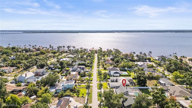 1263 Caloosa Dr, Fort Myers, FL 33901 - aerial view of residential area featuring a nearby body of water
