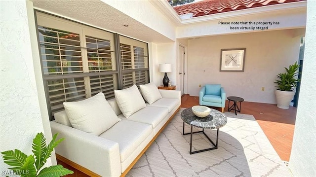 718 Reef Point Cir, Naples, FL 34108 - view of patio featuring an outdoor hangout area