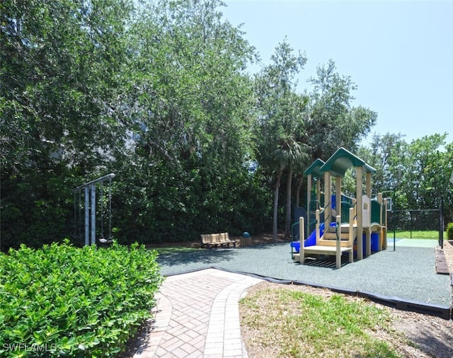 view of community playground