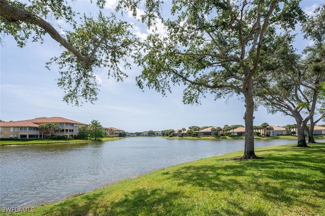 water view with nearby suburban area