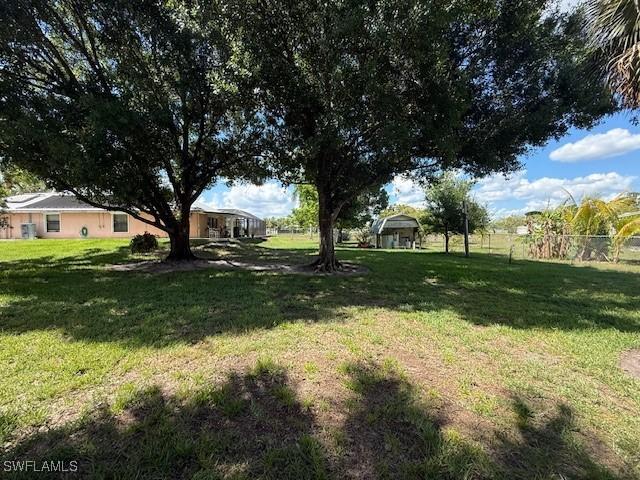 1200 Elaine Ave N, Lehigh Acres, FL 33971 - view of yard