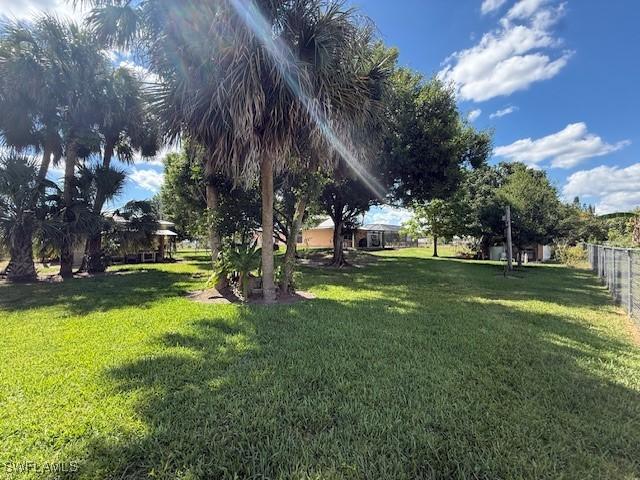 1200 Elaine Ave N, Lehigh Acres, FL 33971 - view of yard