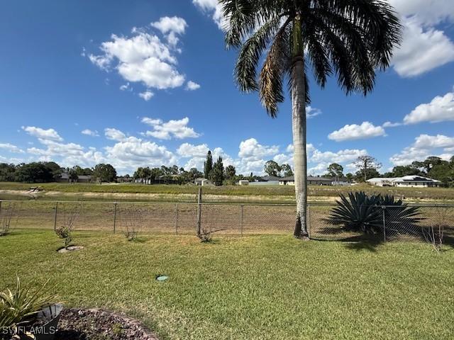 1200 Elaine Ave N, Lehigh Acres, FL 33971 - view of yard