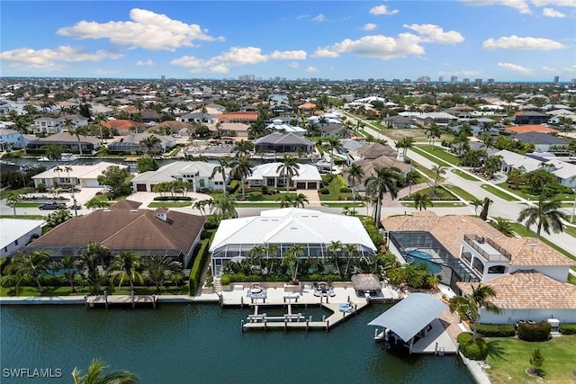 287 Meadowlark Ct, Marco Island, FL 34145 - aerial view of residential area featuring a large body of water