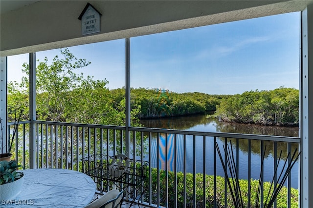 154 Newport Dr Unit 1307, Naples, FL 34114 - balcony with a water view