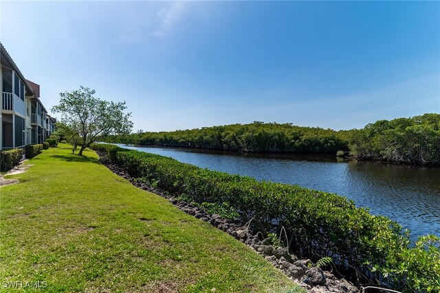 154 Newport Dr Unit 1307, Naples, FL 34114 - water view with a forest