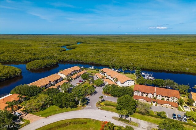 154 Newport Dr Unit 1307, Naples, FL 34114 - aerial perspective of suburban area featuring a nearby body of water