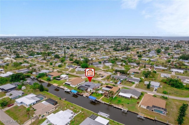 134 Dartmouth Dr NW, Port Charlotte, FL 33952 - view of property location featuring a large body of water and nearby suburban area