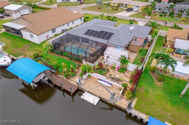 134 Dartmouth Dr NW, Port Charlotte, FL 33952 - aerial perspective of suburban area featuring a large body of water