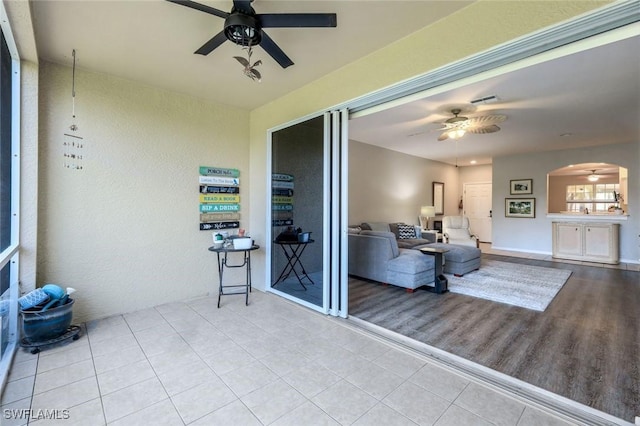 20101 Seagrove St Unit 702, Estero, FL 33928 - view of patio / terrace with ceiling fan