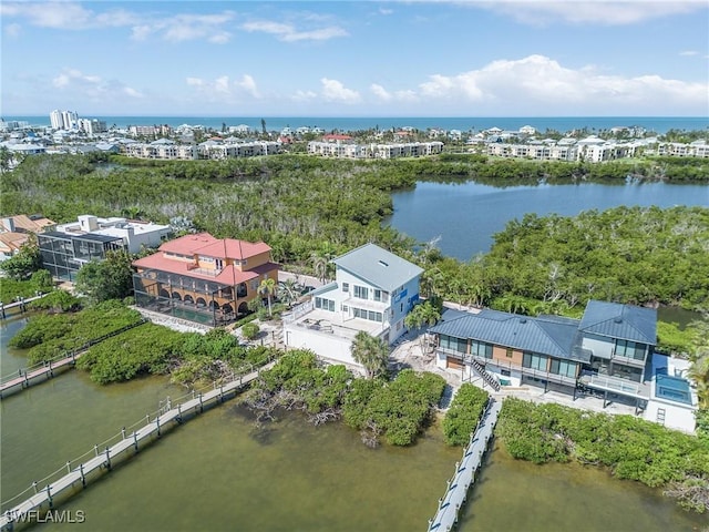 21401 Widgeon Ter, Fort Myers Beach, FL 33931 - bird's eye view of a large body of water