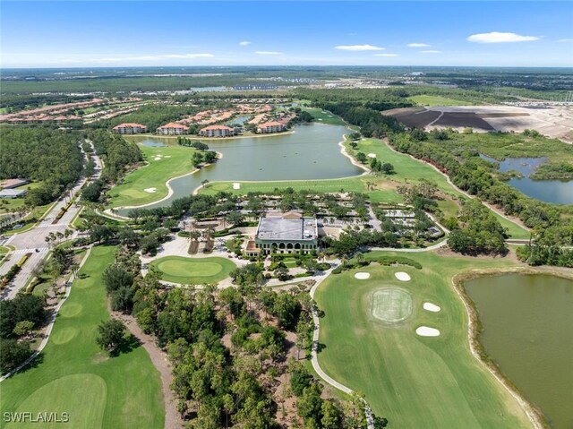 10450 Materita Dr, Fort Myers, FL 33913 - aerial view of property and surrounding area with a golf club and a large body of water