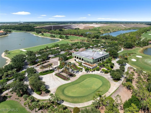 10450 Materita Dr, Fort Myers, FL 33913 - drone / aerial view of a large body of water and a golf club