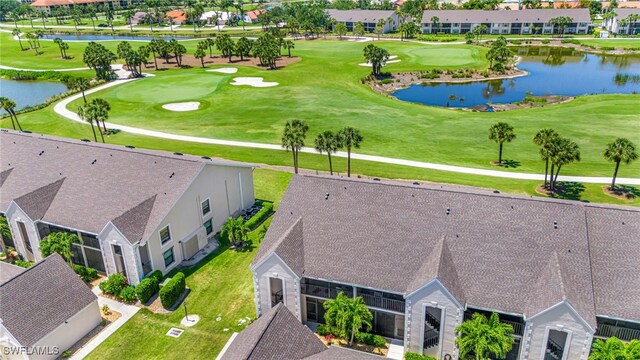 16320 Kelly Cove Dr Unit 267, Fort Myers, FL 33908 - aerial perspective of suburban area with a large body of water and a golf club