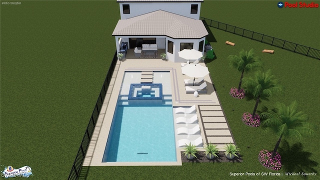 4172 Crescent Ct, Naples, FL 34119 - view from above of property