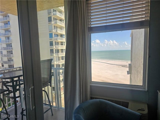 7330 Estero Blvd Unit 601, Fort Myers Beach, FL 33931 - balcony featuring view of water and beach