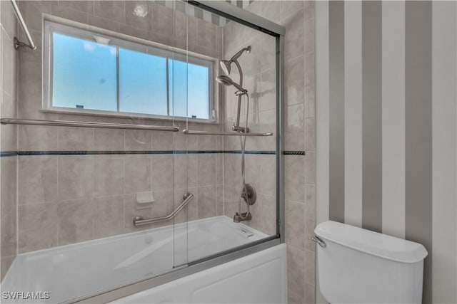 8032 Kilkenny Way Unit G33, Naples, FL 34112 - full bathroom with shower / bath combination with glass door and toilet