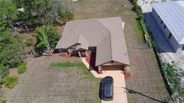 506 Desoto Ave, Lehigh Acres, FL 33972 - view from above of property