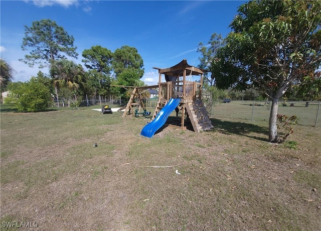 506 Desoto Ave, Lehigh Acres, FL 33972 - view of jungle gym