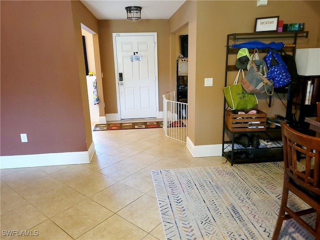 506 Desoto Ave, Lehigh Acres, FL 33972 - tiled foyer with baseboards