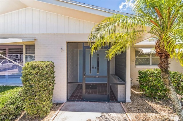4330 S Canal Cir, North Fort Myers, FL 33903 - entrance to property featuring brick siding