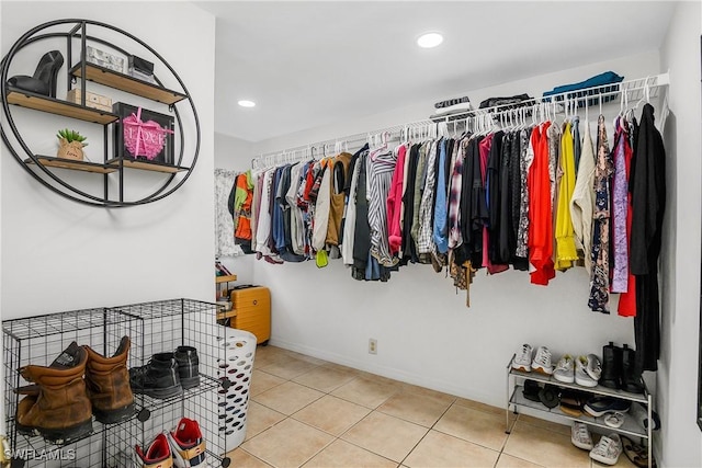 13031 9th St, Fort Myers, FL 33905 - walk in closet with light tile patterned floors
