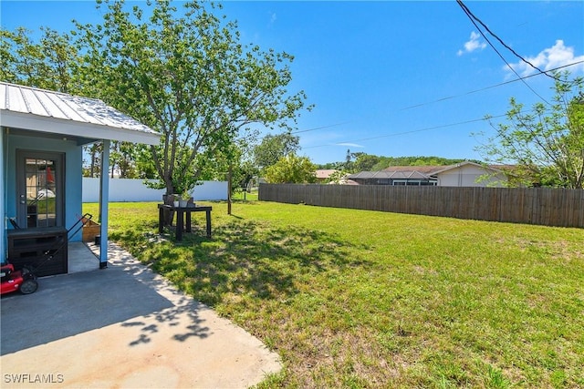 13031 9th St, Fort Myers, FL 33905 - view of yard with a patio area
