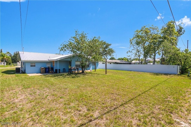 13031 9th St, Fort Myers, FL 33905 - view of yard with central AC unit