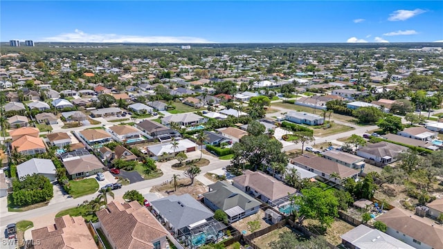626 103rd Ave N, Naples, FL 34108 - aerial view of property and surrounding area with nearby suburban area