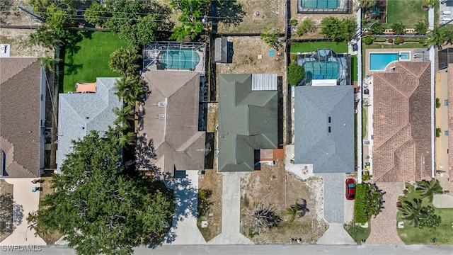 626 103rd Ave N, Naples, FL 34108 - aerial perspective of suburban area with a pool area