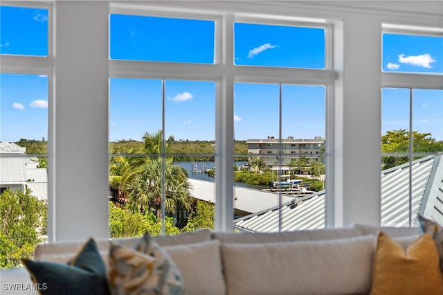 217 13th St S, Naples, FL 34102 - living room with a water view