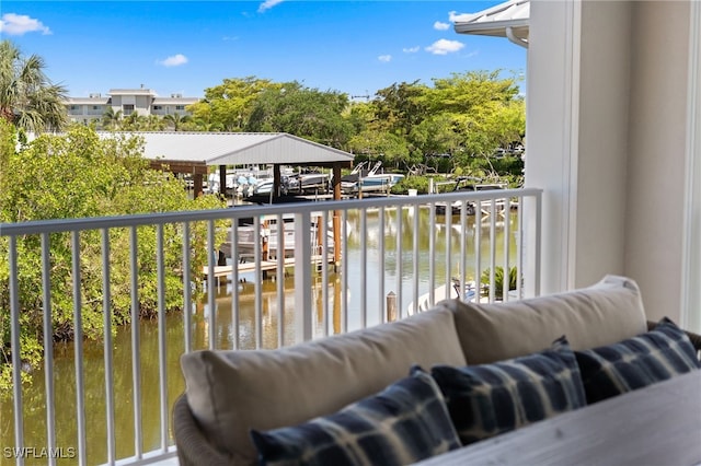 217 13th St S, Naples, FL 34102 - balcony with a water view