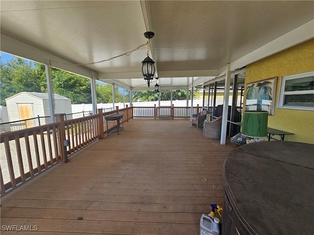 3903 1st St SW, Lehigh Acres, FL 33976 - view of wooden deck