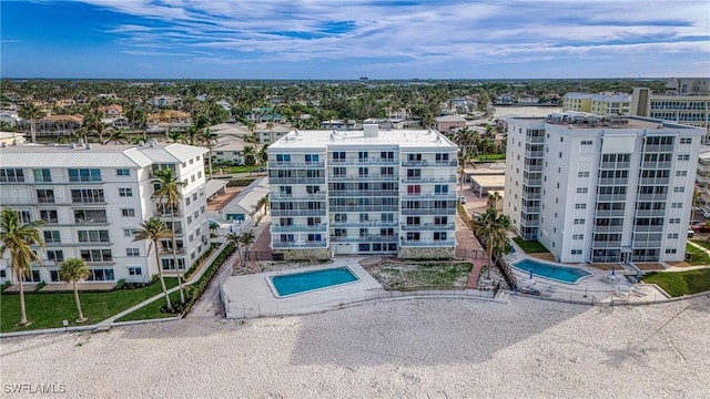 1977 Gulf Shore Blvd N Unit 302, Naples, FL 34102 - aerial view of a pool area and apartment complex / building