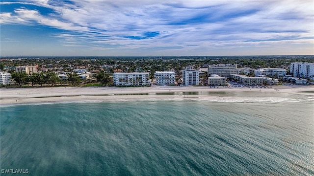 1977 Gulf Shore Blvd N Unit 302, Naples, FL 34102 - view of urban area featuring waterfront with a beach