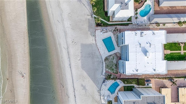 1977 Gulf Shore Blvd N Unit 302, Naples, FL 34102 - bird's eye view of a pool area