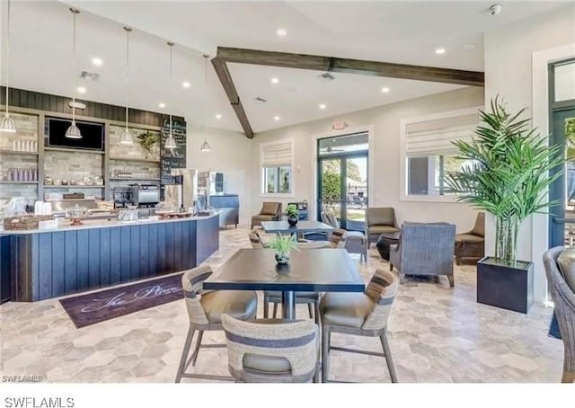 19694 Deming Ln, Estero, FL 33928 - dining space featuring recessed lighting