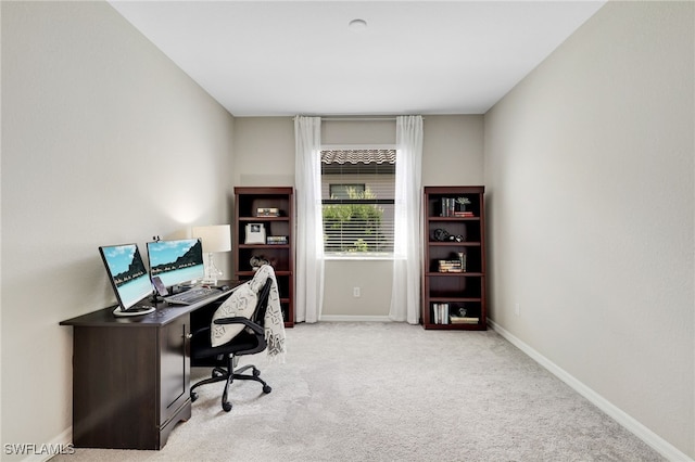 19694 Deming Ln, Estero, FL 33928 - office area featuring carpet floors and baseboards