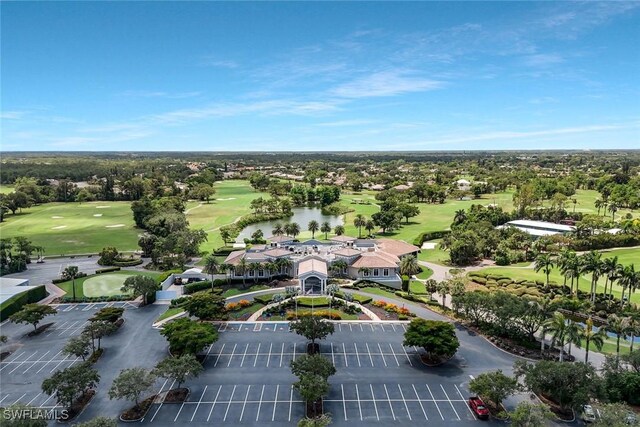 1340 Charleston Square Dr Unit 101, Naples, FL 34110 - aerial view of residential area with a local golf course and a large body of water