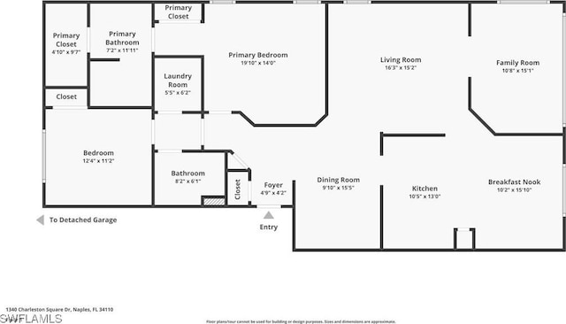 1340 Charleston Square Dr Unit 101, Naples, FL 34110 - room layout