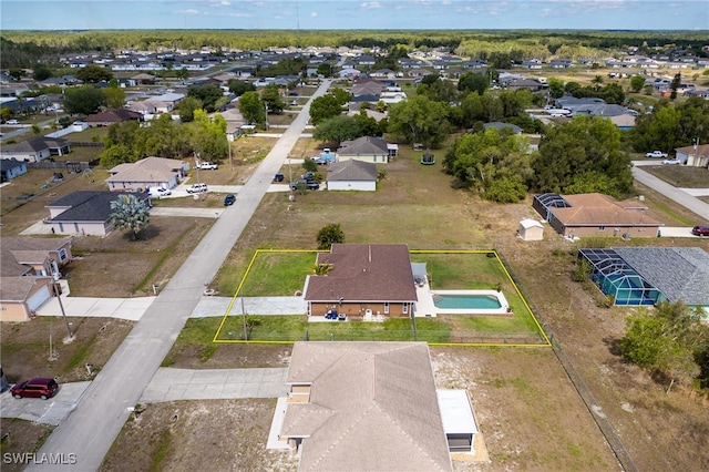 227 Manasota St, Fort Myers, FL 33913 - aerial view of residential area with property parcel outlined