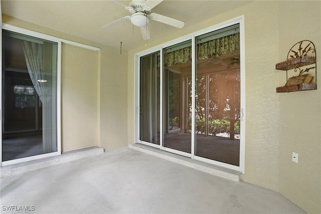 8380 Big Acorn Cir Unit 12A, Naples, FL 34119 - view of patio featuring a ceiling fan