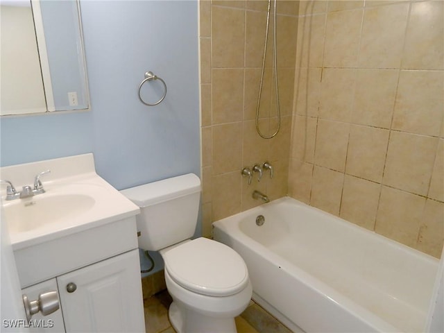 3611 8th Ave SE, Naples, FL 34117 - full bath featuring vanity, toilet, and  shower combination