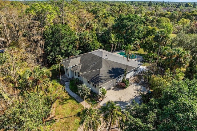 4440 15th Ave SW, Naples, FL 34116 - view from above of property with a forest