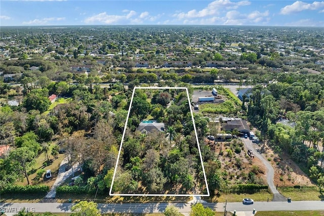 4440 15th Ave SW, Naples, FL 34116 - aerial view of property's location with property parcel outlined